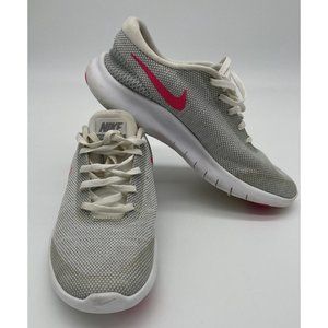 Nike Flex Experience Womens Running Shoe Size 9 RN 7 Light Grey Pink 908996-10